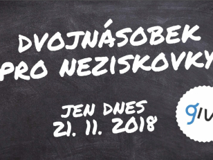 Givt.cz dnes pomáhá dvojnásobně